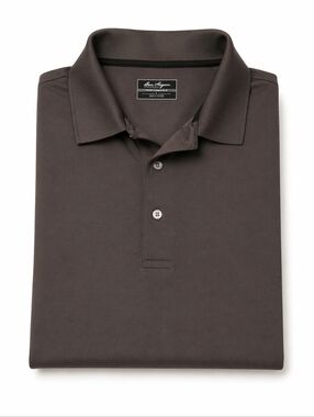 Ben Hogan Performance Golf Polo Mens Large Gray Athletic Moisture Wicking Shirt‎